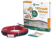 Теплый пол в стяжку двухжильный ЧТК СН-15-110 7,3м (0,6-1,0м2) 110Вт картинка 